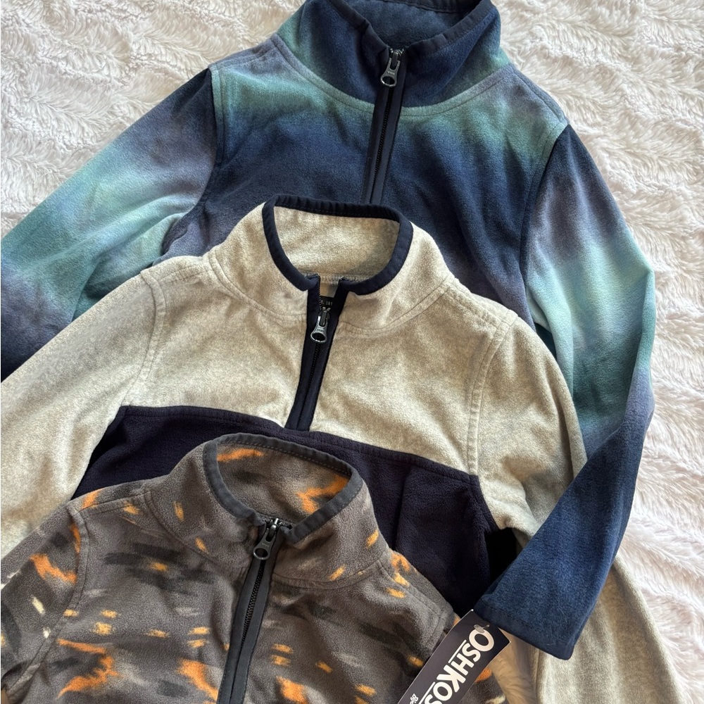 Oshkosh B’gosh Fleece Quarter Zip Bundle